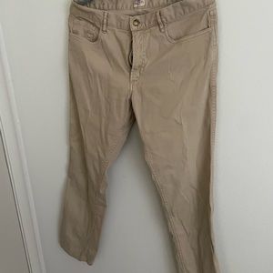 Mens Faherty khaki jeans size 34